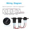12V 36W Dual QC3.0 usb Car Chager Port Cigarette Lighter Socket with Waterproof Rocker Toggle Switch for RV Bus Boat Truck ATV