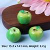 10pcs Mango Pear Miniature Food Toy Resin Home Decoration Item Cute 3D Fruit Model  Dollhouse Craft