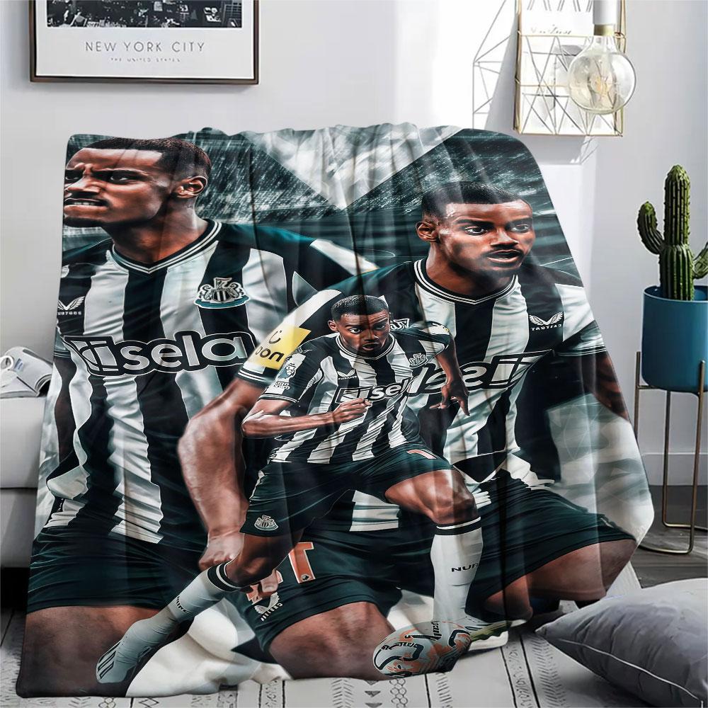 Alexander Isak Printed Flannel Blanket, soft throw for bedroom sofa, washable, fan merchandise, great gift.