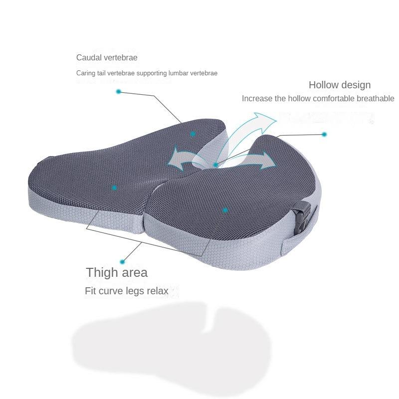 Memory Foam Cushion Foldable Breathable Travel Cushion Chair Butt Cushion Office Chair Cushion Seat Cushion decoration home
