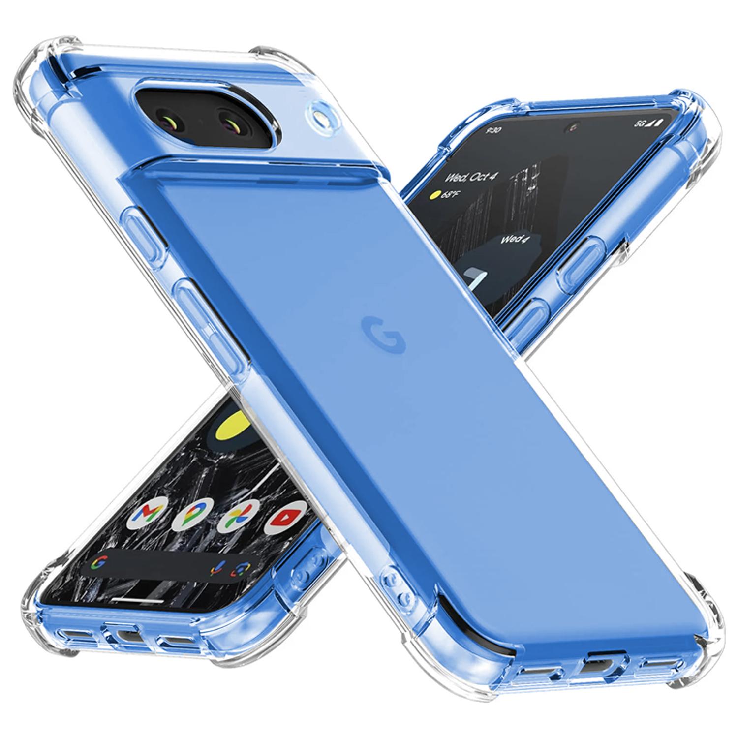 

Прозрачный чехол для Google Pixel 9 8 7 6 Pro XL Толстый противоударный чехол для Pixel 8A 7A 6A Бампер с воздушной подушкой Задняя крышка Аксессуары для телефона For Google 6 прозрачный