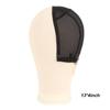 Black 2*4 2*6 4*4 5*5 13*4Inch Wig Making Cap Invisible Lace Edge Adjustable Lace Wig Cap With Drawstring With Silicone Wig Caps