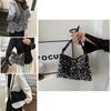 Trendy Sequin Handbag Women's 2024 Spring Latest Fashion Big Capacity Armpit Shoulder Bag Popular Small Square Bag