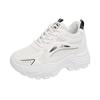Dad-Schuhe Herbst und Winter kleines Netzgewebe Sportschuhe dicke Sohle Höhenzunahme Xiaobai