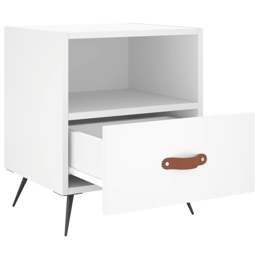 Nightstands 2 pcs White 40 x 35 x 47.5 cm Particleboard