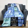 8Th Anniversary Countdown Throw Blanket Comfortable ure Throw For Sofa Couch Office Bed Picnics Four Seasons Multipurpose Warmthful Y20