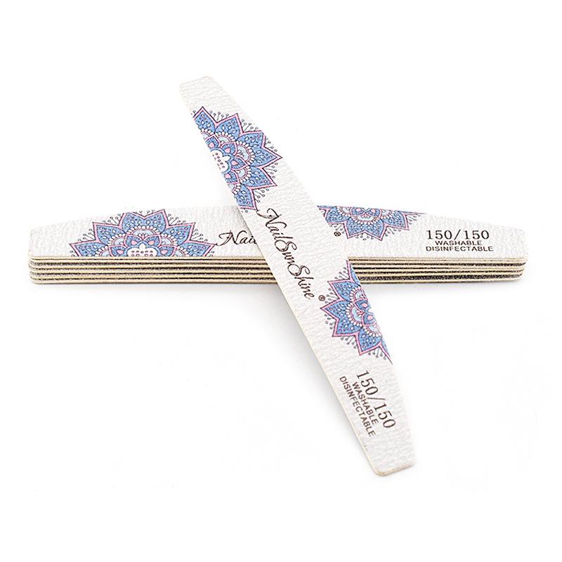 

Деревянная пилка для ногтей SunShine Полумесяц - Тонкая, Текстурированная, Моющаяся и Износостойкая