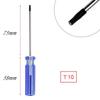 Screw Driver Torx T6 & T8 & T9 & T10 Security Screwdriver for Xbox-360/ PS3 Tamperproof Hole Repairing Opening