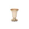 European Style Wedding Flower Vase Golden Dried Flower Pot Metal Trumpet Vases  Living Room