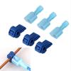 25set T2 Blue Quick Wiring Clip T Type Stripping Free Quick Wiring Terminal Main Line Branch Quick Wiring Clip Set