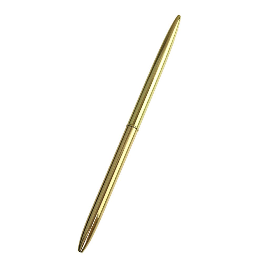 High Quality Commercial Stationery Rod Rotating Metal Ball Pen Slender Ballpoint Pen