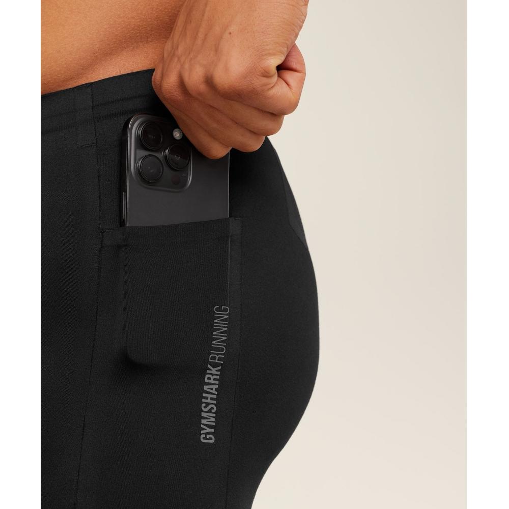 Gymshark Running Elite Race Half Tight Black A2c5t Bb2j