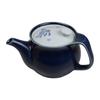 Yuuki Roman U-Shaped Teapot with Strainer for Easy One-Hand Pour, Stylish Porcelain Teapot, Shatter-Resistant [Made In Japan, Hasami Ware]