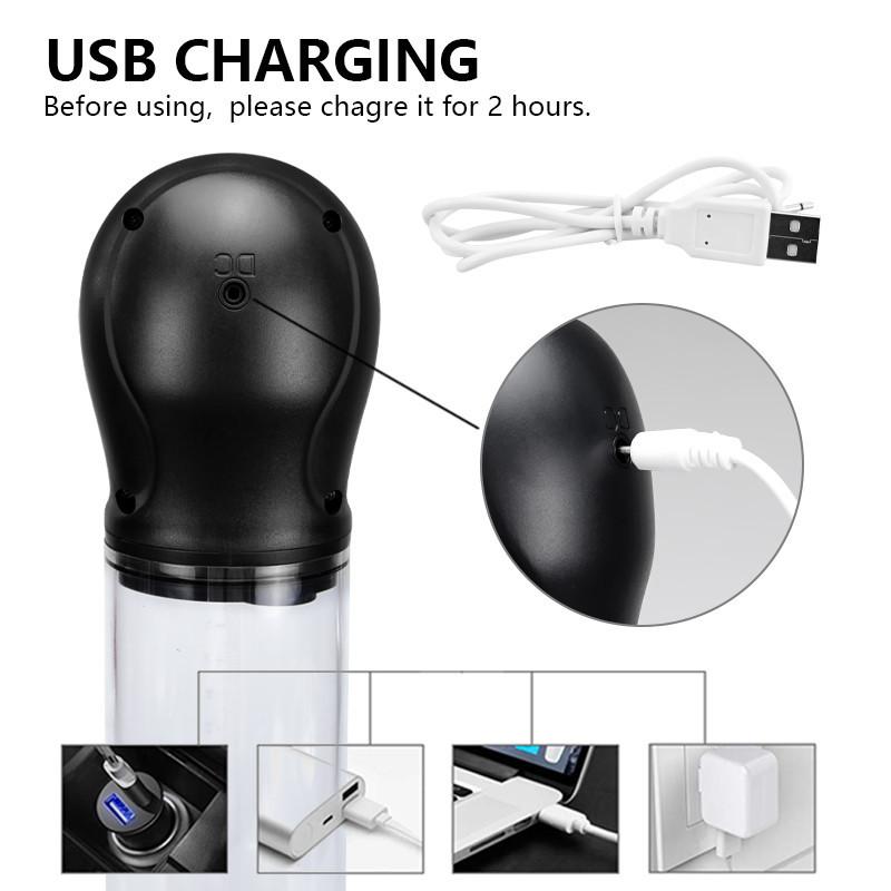 Electric Penis Pump Vacuum Pump For Penis Enlargement Penile Extender Male Masturbators Sex Toys for Men Exercising Men's Dick