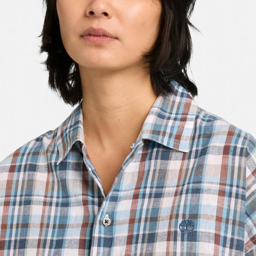 Timberland Tokyo Design Collective Plaid Minimalist Shirt Unisex shirts TBC0YH3R2881