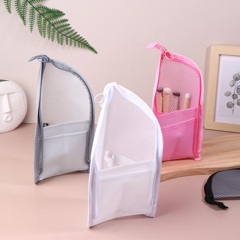 Travel Makeup Bag Standing Makeup Brush Bag Pen Holder Toothbrush Storage Bag Waterproof Toileting Bag Storage Bag