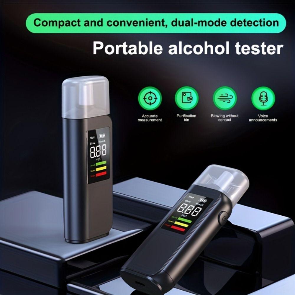 Accuracy Breathalyzer Analyzer LED Digital Display Portable Blow Breathalyzer Car Accessories