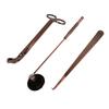 3pcs Candle Accessory Set Stainless Steel Care Kit 3 In 1 Bronze Scented Candles Trimmer Set