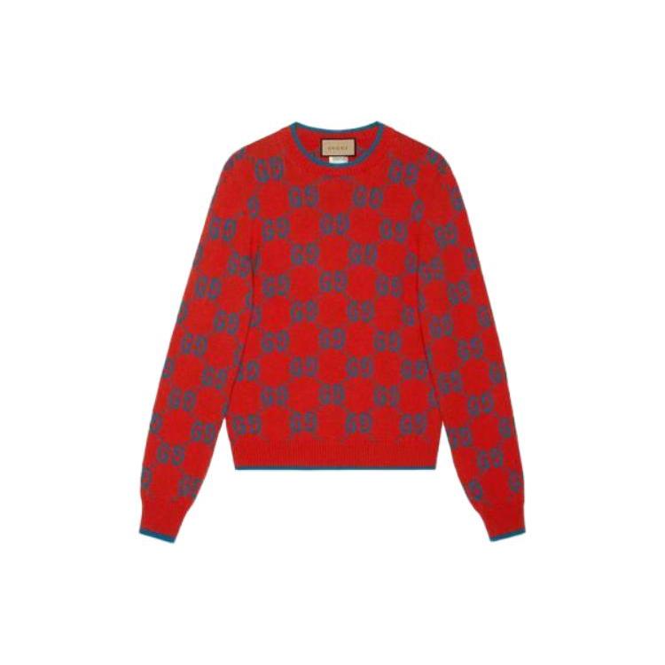 GUCCI SS23 Sweatshirt Men's Red 752413XKDFY6431