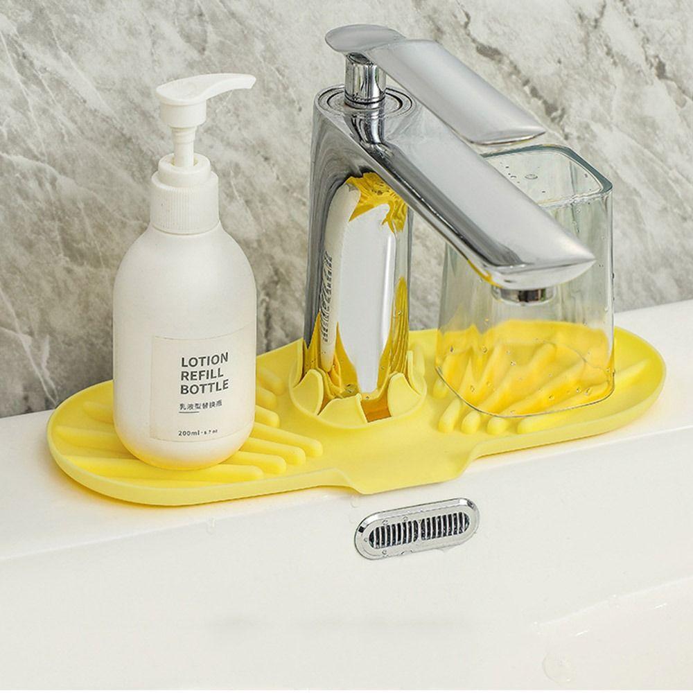 

Противоскользящий брызговик для раковины, утолщенный защитный коврик для столешницы, брызговик для крана, кухня