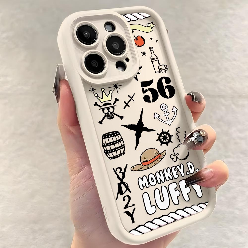 Ones Pieces Luffys Zoros Phone Case For Samsung Galaxy A17 A07 A06 A26 A16 A06 A35 A55 A25 A05s A15 A54 A34 A36 A24 4G 5G Soft