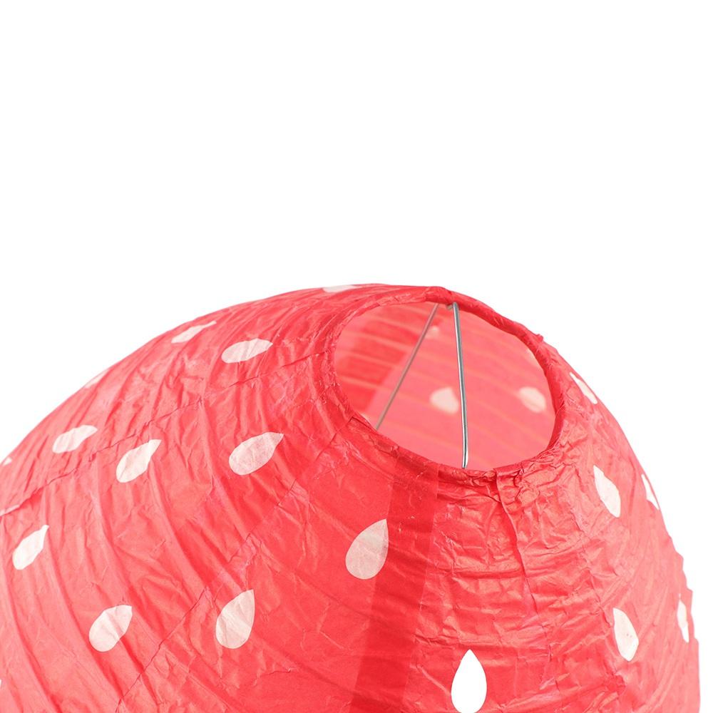 day 3D Strawberry Festival Lantern Paper Lanterns Strawberry Lanterns Hanging Lantern Ball