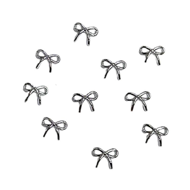 10 шт. Изящные сплавные бабочки для украшения ногтей