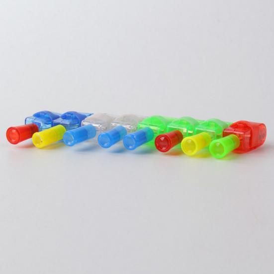 10Pcs Finger Lamp Long-Lasting LED Projection Finger Light Toys Elastic Band