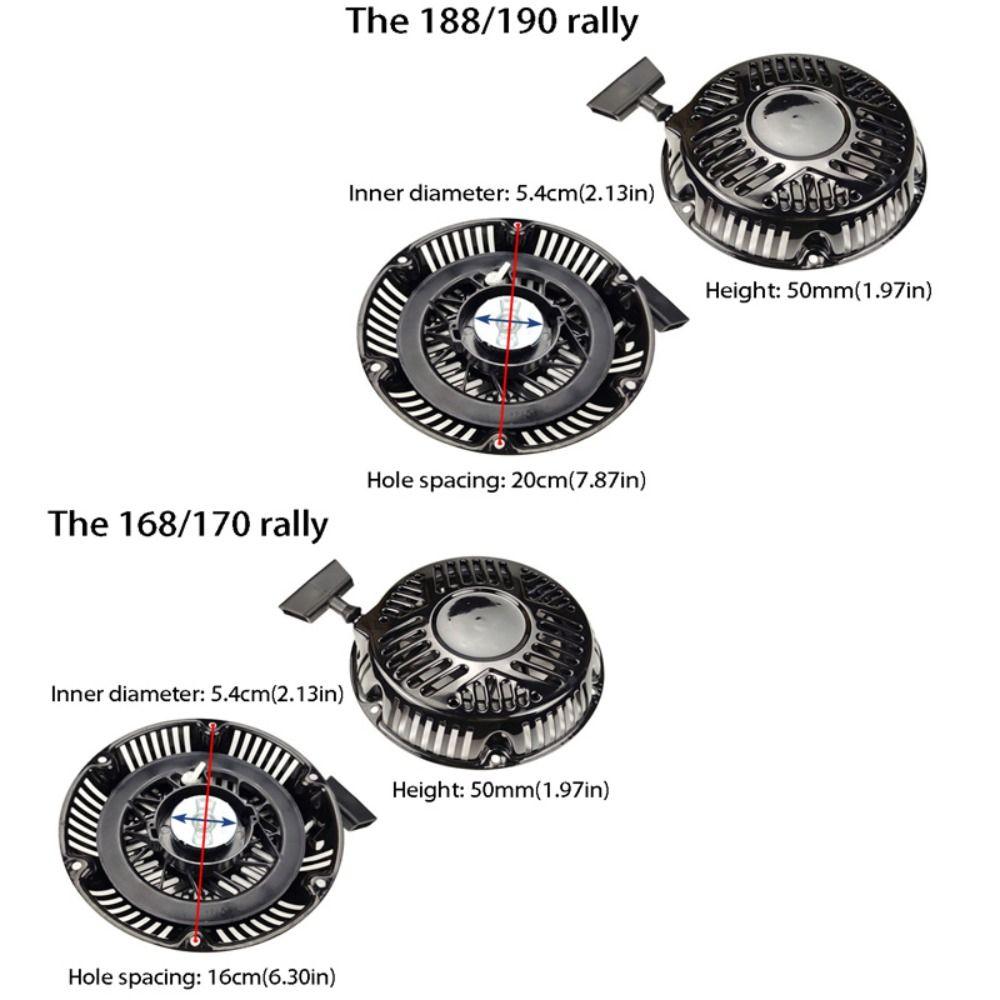 Horizontal Shaft Replacement Recoil Starter Recoil Starter Assembly  Lawn Care Products