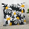 Chamomile Pillowcase Sofa Car Waist  Home Style Flower Landscape Cushion Cover