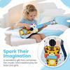 Educational Ukulele Musical Instrument Toy Adjustable Knob Toy Musical Instrument  Outdoor Games