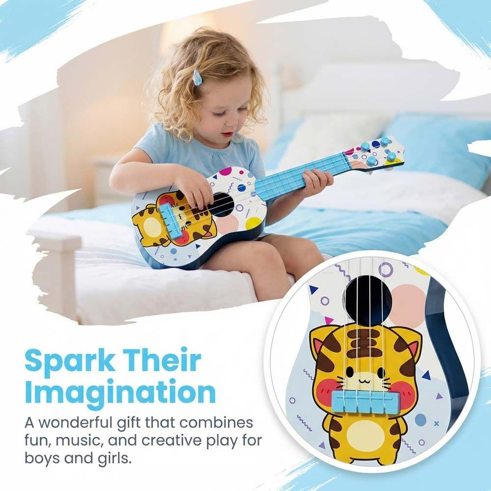 Educational Ukulele Musical Instrument Toy Adjustable Knob Toy Musical Instrument Outdoor Games