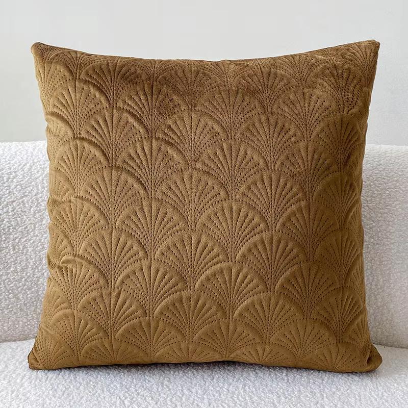 1pc design velvet cushion cover 45*45cm decorative throw pillow case for sofa livingroom bedroom decor pillow cover beige grey