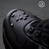 2024 Rotating Button Men Snow Boots Plush Warm Winter Boots Fashion Motorcycle Boots Waterproof Leather Shoes Men'S Ankle Boots