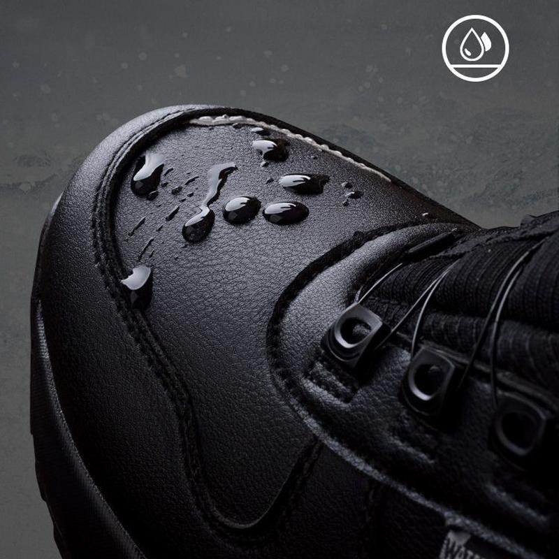2024 Rotating Button Men Snow Boots Plush Warm Winter Boots Fashion Motorcycle Boots Waterproof Leather Shoes Men'S Ankle Boots