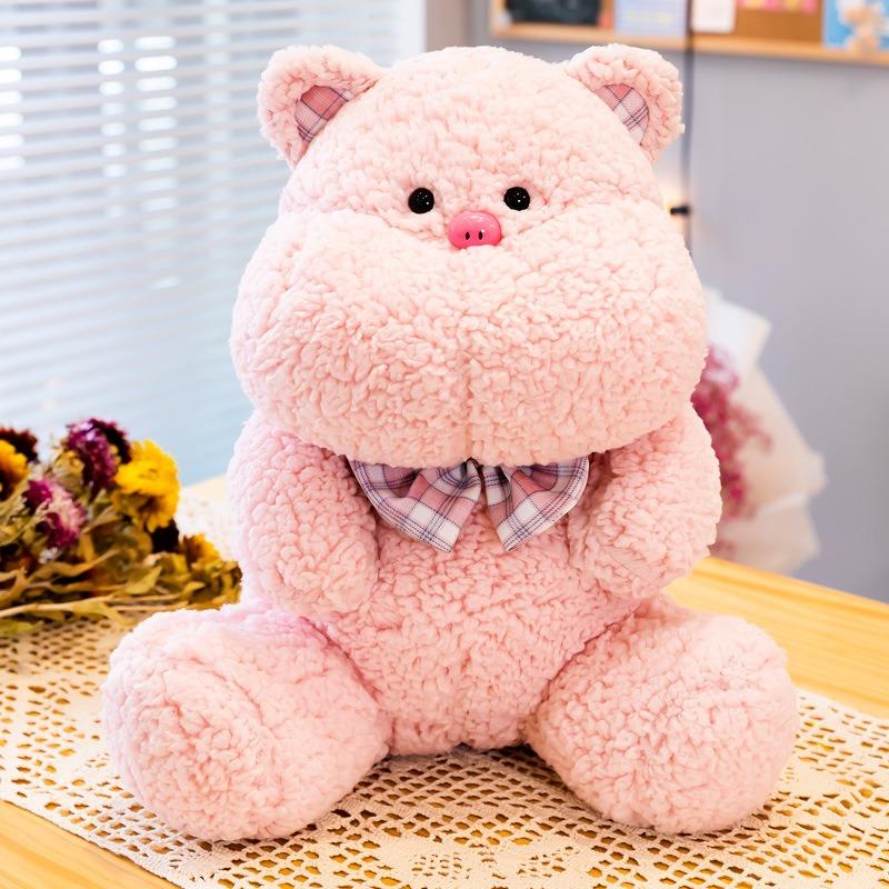 Cute Rabbit Pig Bear Plush Stuffed Doll Pillow For Birthday Gift