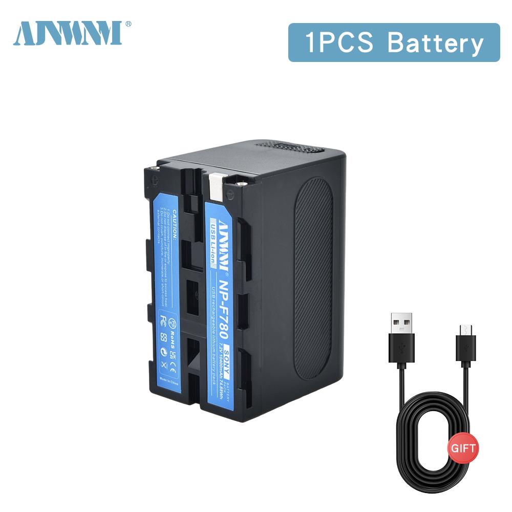 

AJNWNM 10400 мАч для Sony NP-F770 NP-F780 F750 F730 Аккумулятор ЖК-дисплей зарядное устройство F970 F550 F570 F750 F770 MC1500C