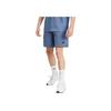 adidas Einfarbige elastische mittelhohe lockere Freizeithorts Herren Unterteile Blau IR5220