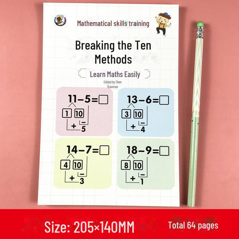 Math Skills 10-in-1 Bundle: Break, Level, Add, Preschool Math, Word Problems.