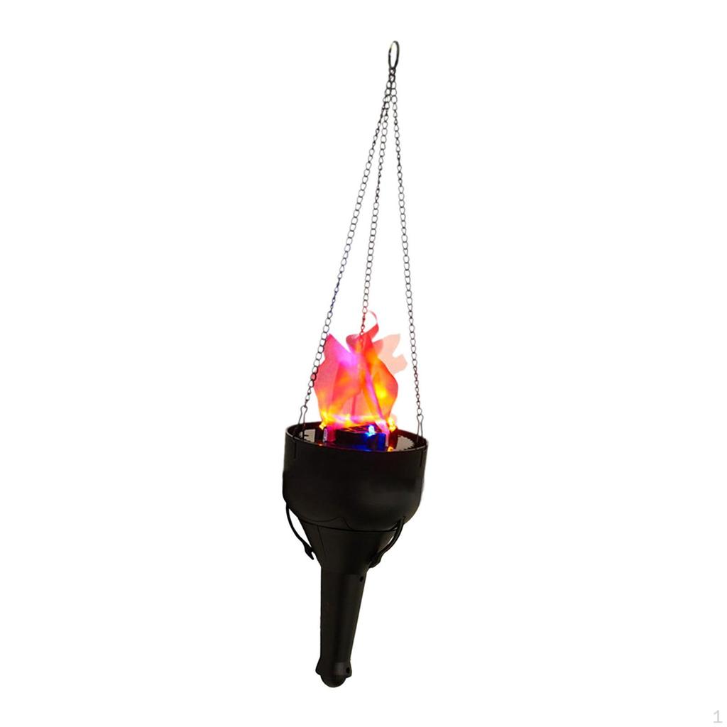 Fake Flame Lamp Props Warm Atmosphere Effect Light for Party Halloween Home