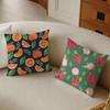 Fashionable Fruit Print Pattern Cushion Cover Pillowcase Anti-Dustmite Living Room Sofa Decor Cushion Room