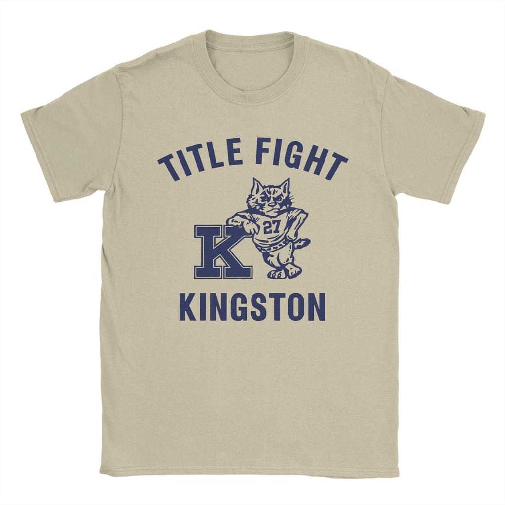 Title Fight Band 100% Baumwolle T-Shirt Für Mann Sommer Lustige T-Shirts Rundhals Hipster T-Shirts Übergroß Großhandel Oberteile
