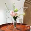 Vlinder Bloemenvaas - Heldere Acryl Vaas Voor Bloemen, Moderne Kunst Vazen Voor Woondecoratie, Decoratieve Vazen Voor Bureaus Boekenkast