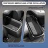 For BYD Dolphin Mini Seagull Dolphin Surf 2024 2025 Car Rear Compartment Storage Box Carbon Fiber Texture Adhesive Sticker Acc.