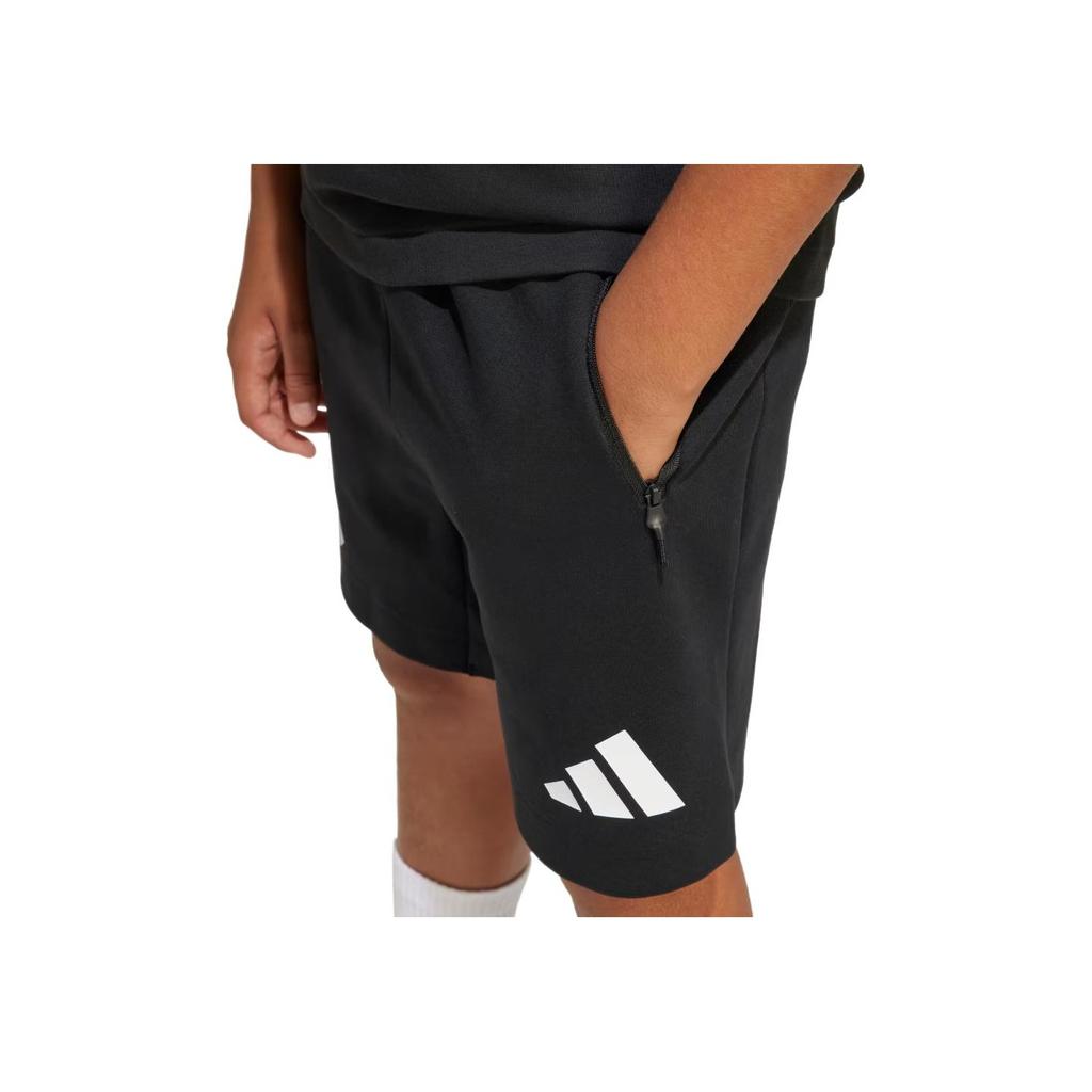 adidas Stylish Simple Comfortable Shorts Kids Shorts Black White JD0010