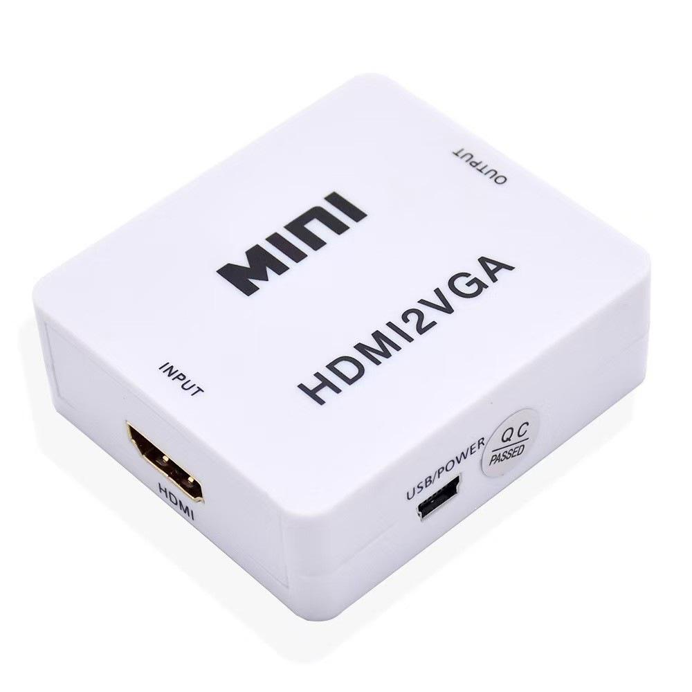 HD AV To HDMI Video Converter 1080P for Monitor, Game Console, Set-top Box, RCA Input