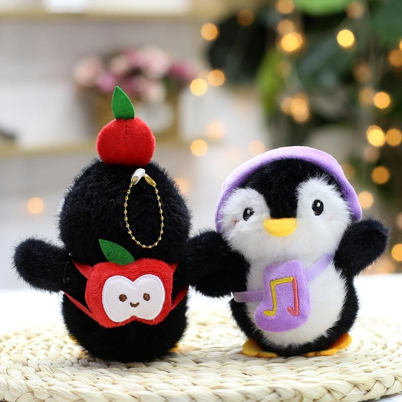 Cute Little Penguin Pendant Plush Toy Doll Cartoon Bag Hanging Keychain Rag Doll Doll
