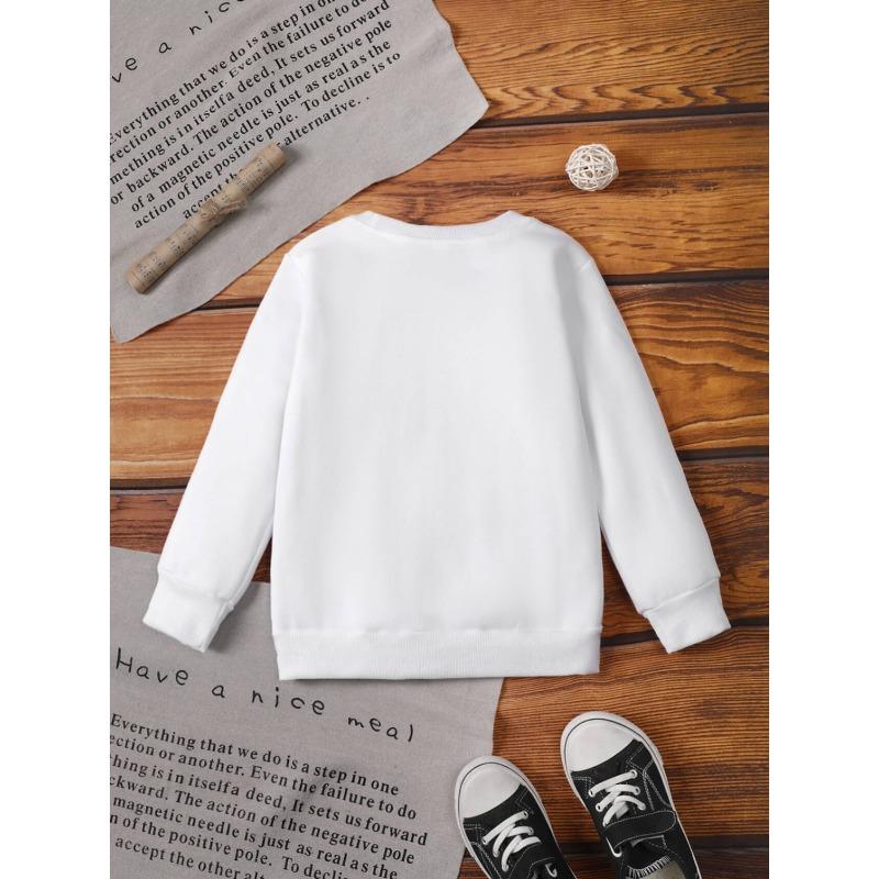 European sizes Kids' Super Cute Pink Winged Unicorn Graphic Sweatshirt, Perfect for Everyday Casual Comfort