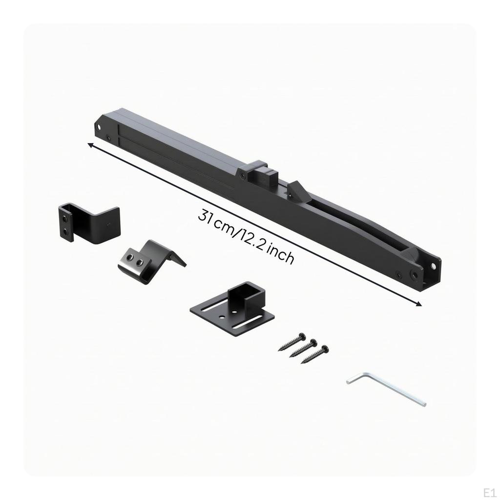 Barn Door Damper Quiet Gentle Stop Mechanism Slim for Indoor Doors