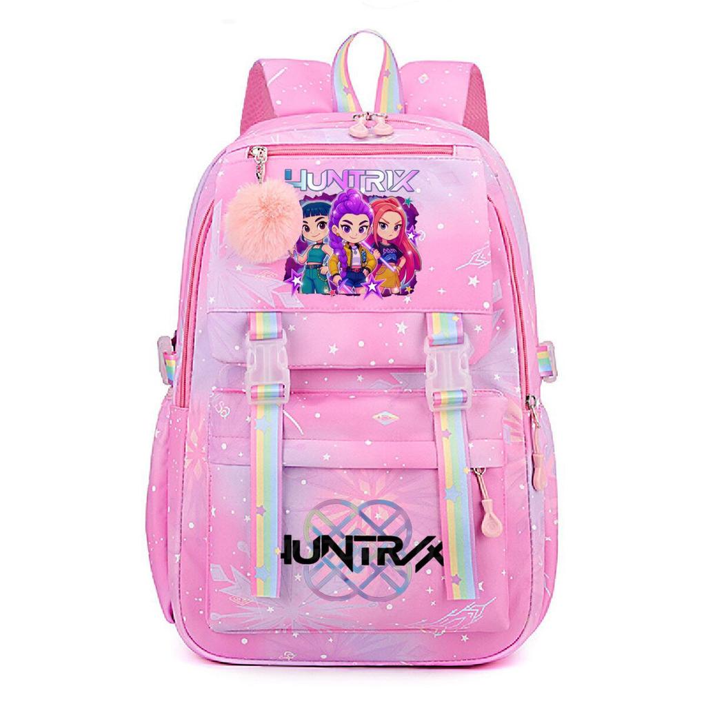 Animation Cartoon Peripheral Printing Korean Version Trend Burden Reduction Backpack Large Capacity Student Leisure Bag